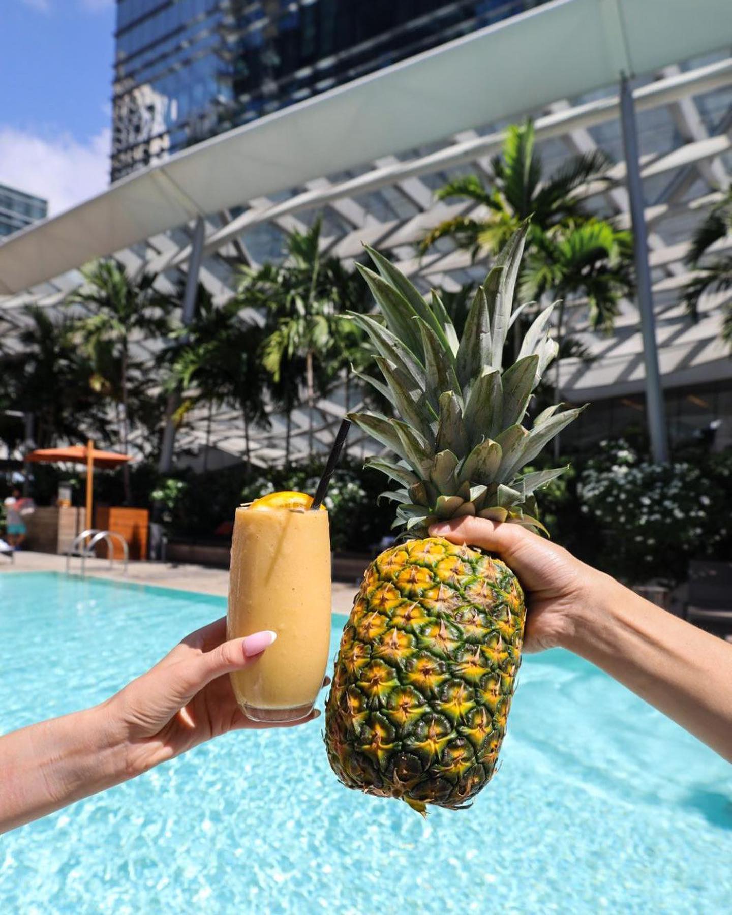 Picture yourself #atEAST relaxing poolside enjoying our plant-based smoothies with flavors such as pineapple, mango, strawberry and coconut.

Celebrating International Pineapple Day today, we are proud to be a member of @preferredhotels offering unique experiences and inspiring guests to explore the world and live a healthy lifestyle.

#ThePreferredLife
#InternationalPineappleDay