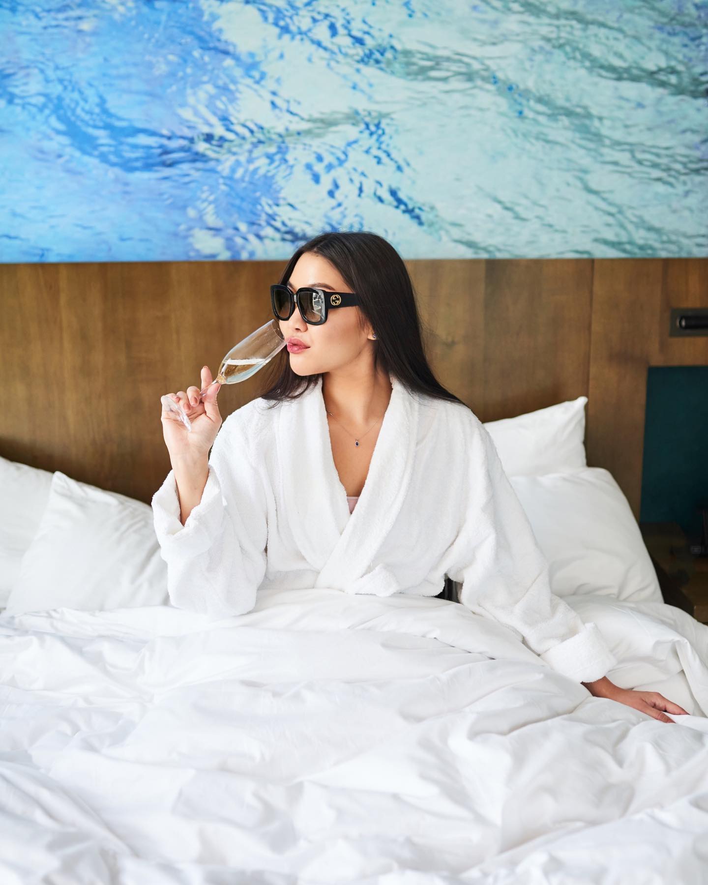 Champagne in bed? It’s almost the weekend after all #atEAST