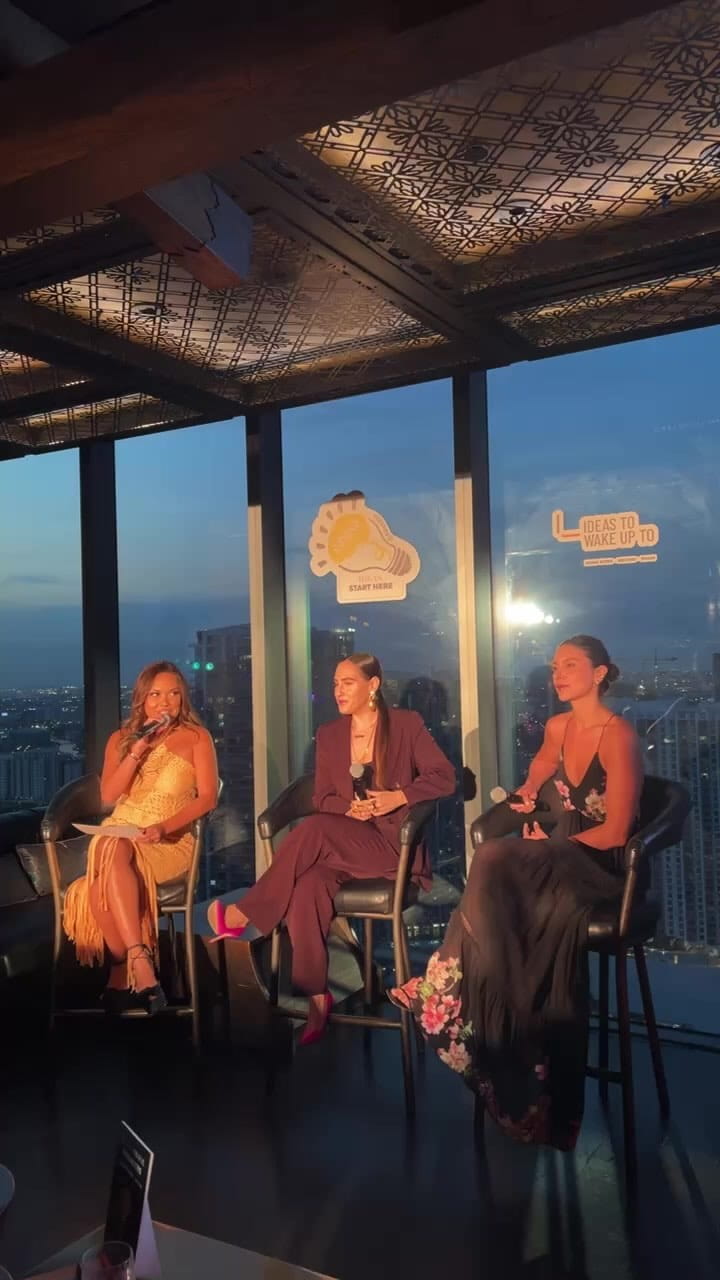 “Bite of Happiness” Instagram Live.

It was a great #IdeasToWakeUpTo event tonight at Tea Room speaking with Brittany Berger, Giselle Orentas, and 
Kelly Blanco and their wellness-focused, holistic approach to food and life really inspires us all!

Thank you all for joining us in person and online!

@berger_queen @giselle.lvo @kellyblancotv
