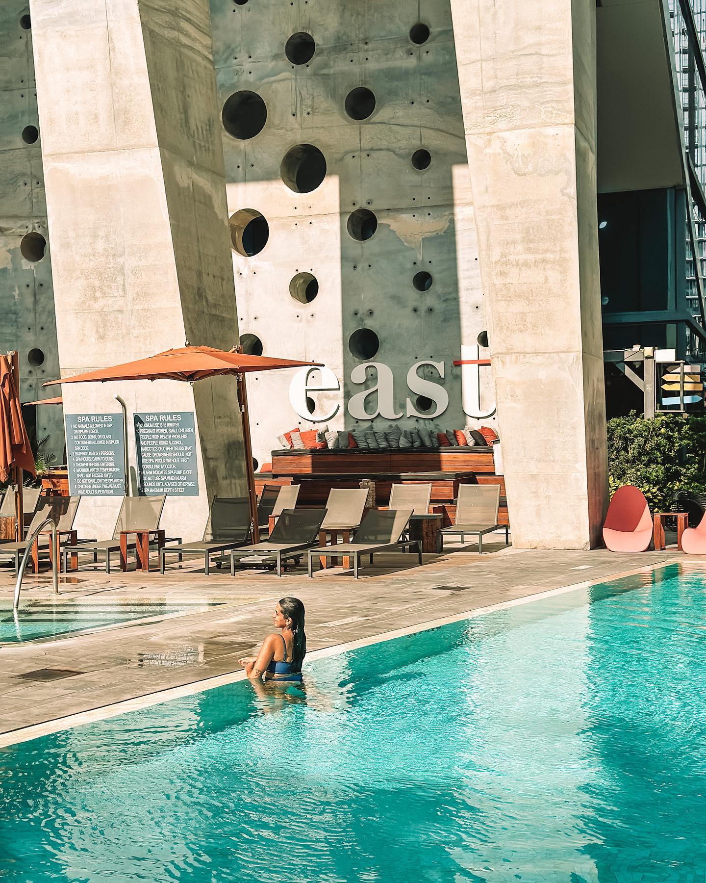 Savor the moment, right at the pool #EASTMiami